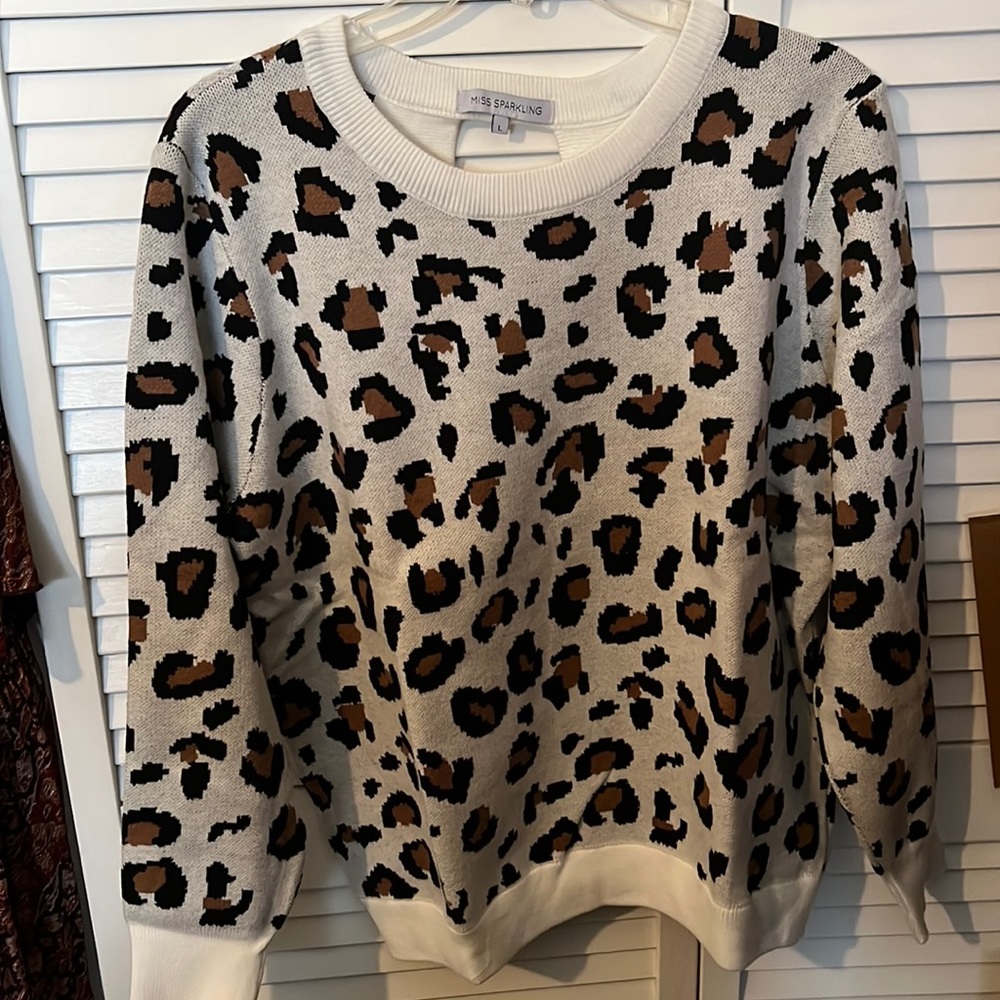 Animal Print Sweater